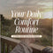 Your Daily Comfort Routine