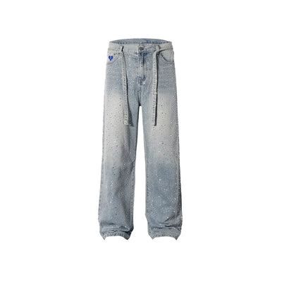 Nouvel Rhinestone Denim Jeans