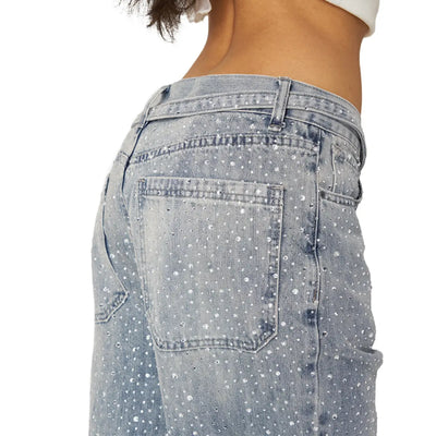 Nouvel Rhinestone Denim Jeans