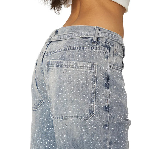 Nouvel Rhinestone Denim Jeans