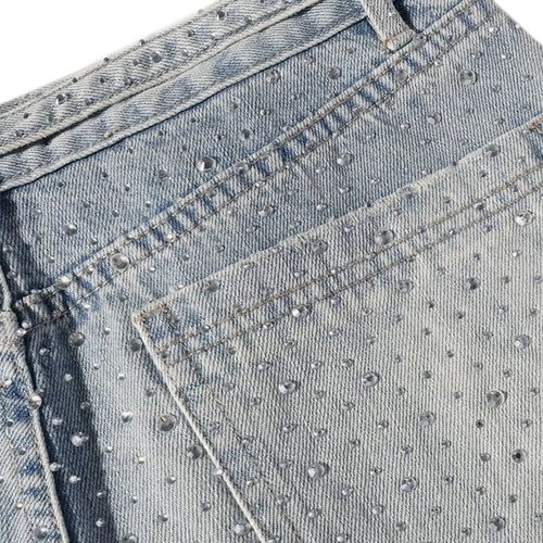 Nouvel Rhinestone Denim Jeans