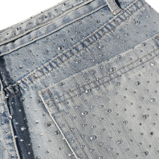 Nouvel Rhinestone Denim Jeans