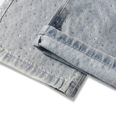 Nouvel Rhinestone Denim Jeans