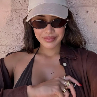Nouvel Retro Oval Sunglasses